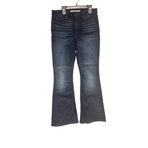 Hudson Jeans Holly Tou High Rise Flare Dark Wash Denim Women's Size 29 Boho